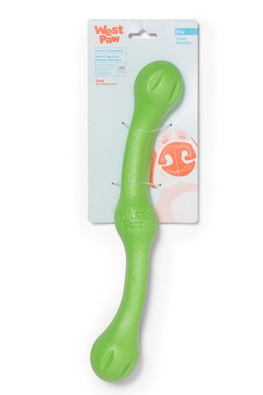 Іграшка для собак West Paw Zwig Toy зелена, 35 см | Зображення 1