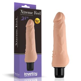 Реалістичний вібратор - Xtreme Feel Vibrator Flesh 7.5" Sex Aura