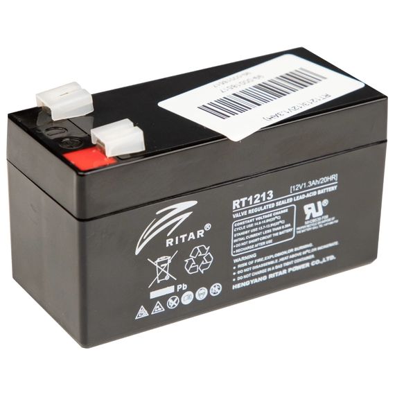 Ritar RT1213 1.3 А•ч 12В Свинцево-кислотна акумуляторна батарея