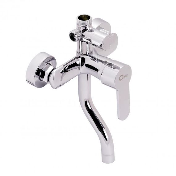 Душова система універсальна Qtap Plava на три споживача (з виливом) з полицею QT1005CRM Chrome | Зображення 2