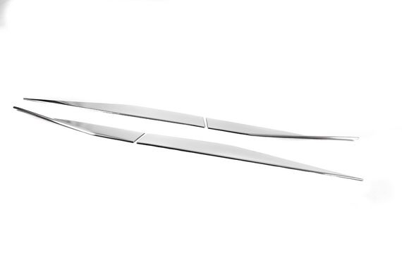 Молдини на двері (4 шт, нерж) для Peugeot 408 2022- рр | Зображення 1