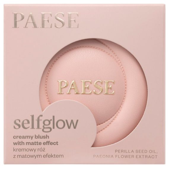Кремовые румяна Paese Selfglow Creamy blush matte effect - 01 Peony Kiss (8 g) | Зображення 5