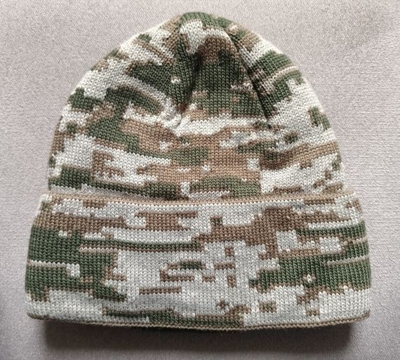 Шапка піксель камуфляж