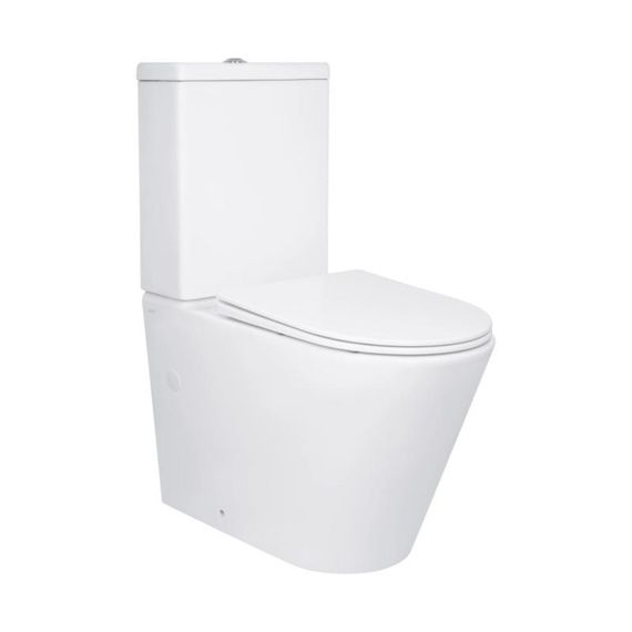 Унитаз напольный Qtap Swan Eco Ultra Quiet с сиденьем Soft-close 640x360x835 мм QTSWA27W48748 White