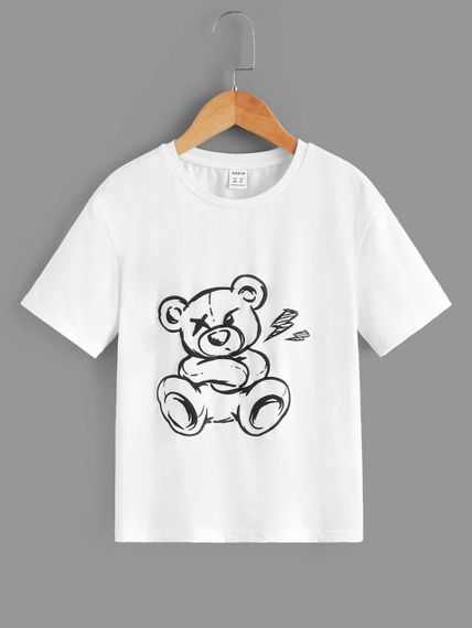 Футболка жіноча з принтом повсякденна XL Білий