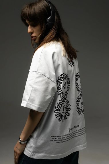 Футболка "ETERNAL SCRIPT" White L | Зображення 7