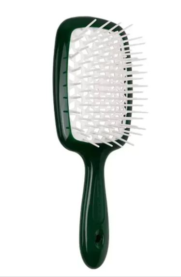 Гребінець для волосся Janeke superbrush Small The Original 72SP234VER Зелена з білим | Зображення 1