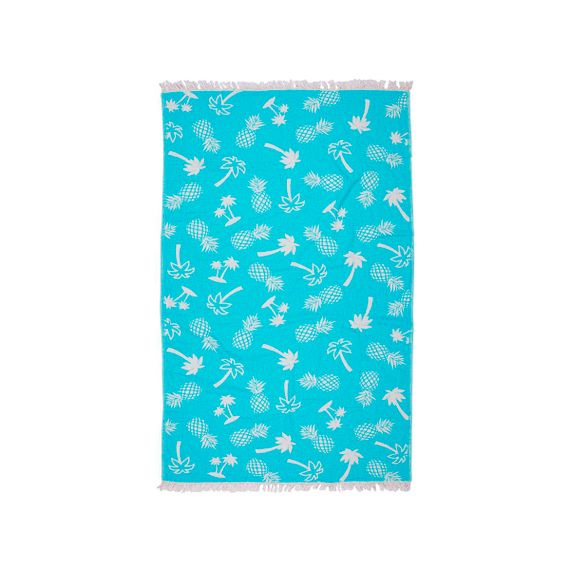 Рушник Barine 8980 Туреччина 90*160 см  Бавовна Бірюзовий