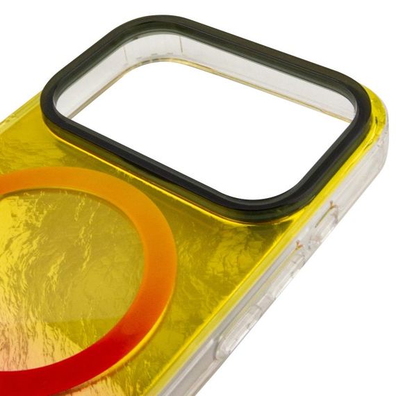Чохол TPU Shiny Mountain (MagFit) для Apple iPhone 17 Pro (6.3") Yellow / Pink | Зображення 3