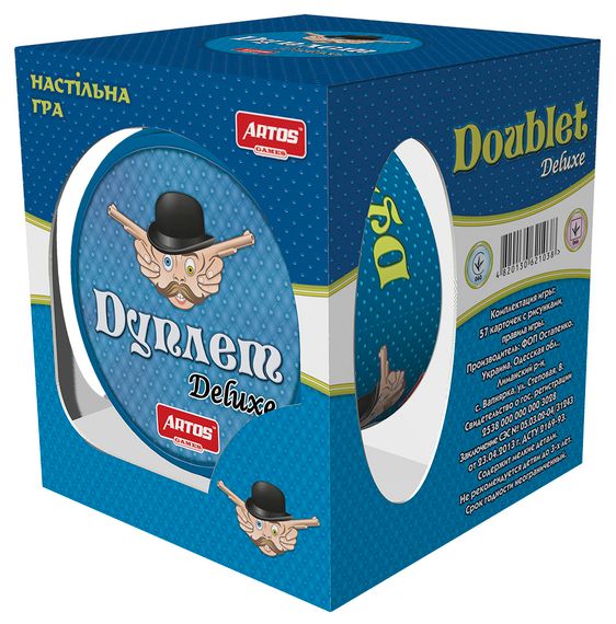 Настільна гра "Дуплет Deluxe" 21038 Artos games, в коробці (4820130621038)