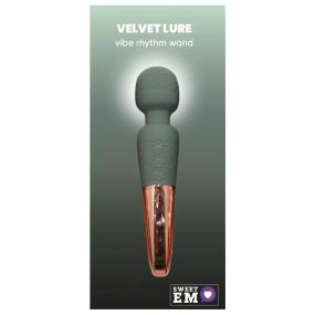 Вибратор-микрофон Sweet Em, зелёный с золотой ручкой Sex Aura