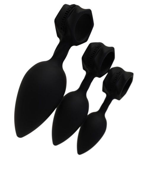 Набор анальных пробок Bathmate Anal Training Plugs, диаметр 2,5см - 3,1см - 3,8см | Зображення 6