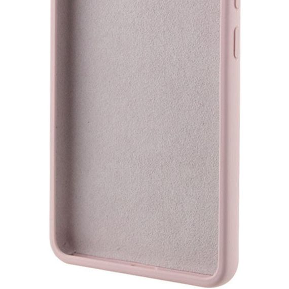 Чехол TPU GETMAN Liquid Silk Full Camera для Motorola Moto E40 Розовый / Pink Sand | Зображення 2