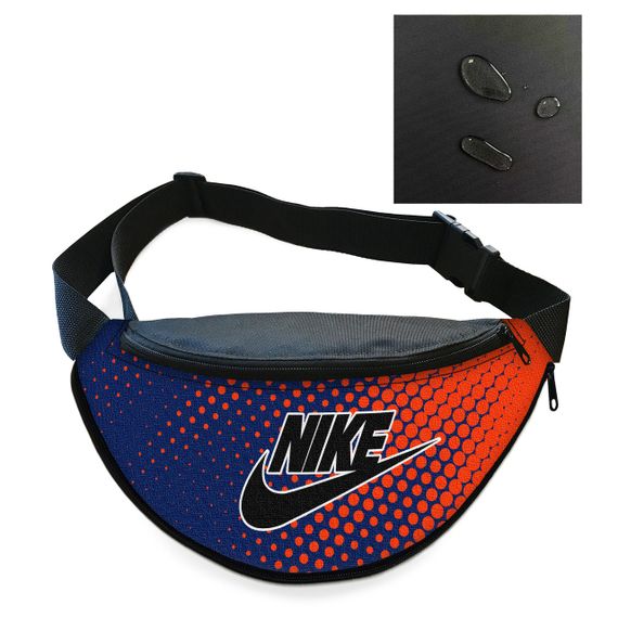 Сумка-бананка Nike чоловіча/жіноча спортивна 32×16 см з розширювачем поясна сумка або сумка через плече (3732) | Зображення 1