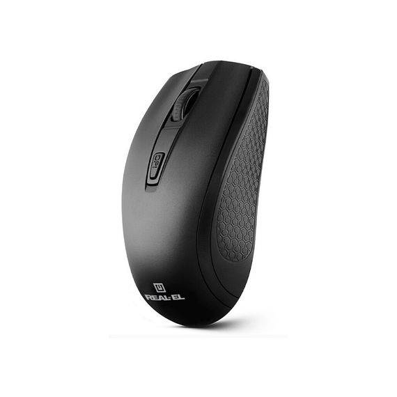 Мишка REAL-EL RM-308 Wireless Black | Зображення 1