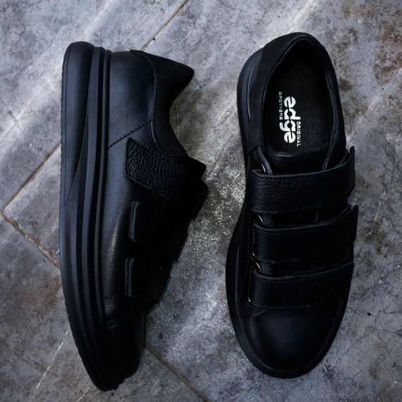 Чоловічі кеди на липучках шкіряні 40 розмір | Зображення 3