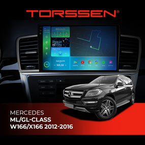 Штатна магнітола Torssen 2K Mercedes ML/GL-class W166/X166 12-16 F9432 4G Carplay DSP