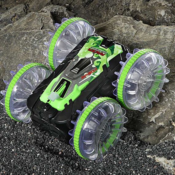 Машинка-амфібія на радіокеруванні YL-103 2.4G Transparent orange Transparent green | Зображення 2