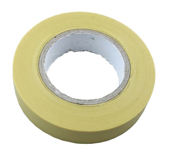 Стрічка ізоляційна 0.20х15мм жовта 10м Ny95504230
