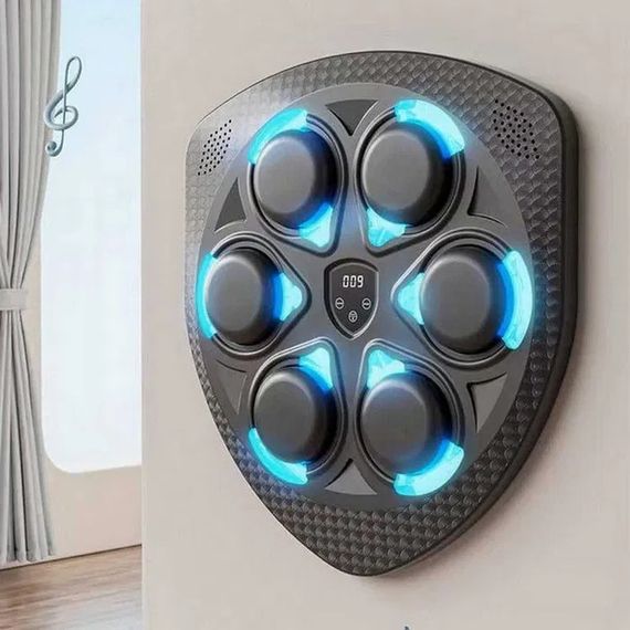 Настінна боксерська мішень 40х40х7,5 см, інтерактивна мішень для боксу, боксерська стінка   знижка | Зображення 3