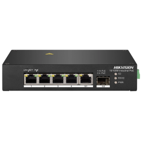 Hikvision DS-3T0306HP без БЖ Комутатор 4 порти некерований