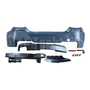 Бампер задний BMW 5 F10 09-17 (M-Technic) (с отв. PDC, 1-сторон. выхлоп), AutoTechteile, 703 5125, 703 5126