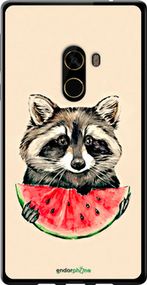 Чохол на Xiaomi Mi MiX 2 Єнотик з кавуном "4605u-1067-2448"