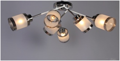 Люстра LK-734C/6 E27 WH+CH