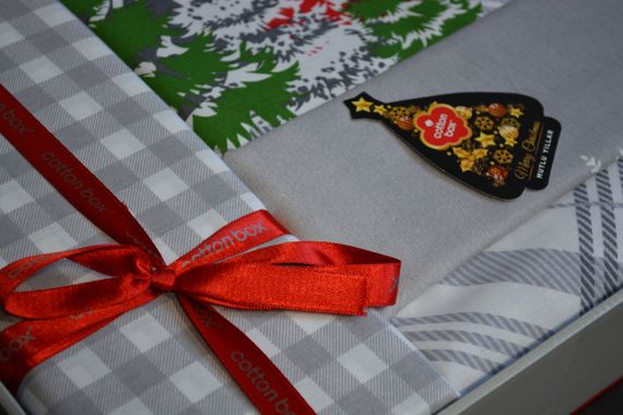 Комплект постільної білизни Cotton Box Ranforce 200×220 Holly Gri | Зображення 3