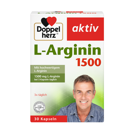 Капсули Доппельгерц L-Аргінін Doppelherz L-Arginin