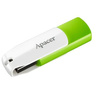 USB флеш накопичувач Apacer 64GB AH335 Green USB 2.0 (AP64GAH335G-1) | Зображення 1