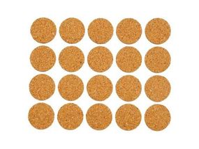 Протектор самоклеючий корковий VOREL 20мм, набір 20шт [60/720] VR-74802