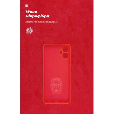 Чехол для мобильного телефона Armorstandart ICON Samsung A06 (A065) Camera cover Red (ARM80136) | Зображення 3