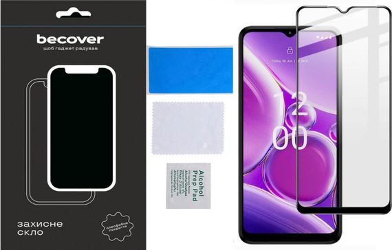 Захисне скло для смартфона BeCover Захисне скло  для Nokia G42 5G Black (710729) | Зображення 2