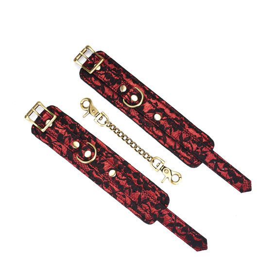 Наручники Liebe Seele Victorian Garden Wrist Cuff, кільця та з’єднувальний ланцюжок | Зображення 1