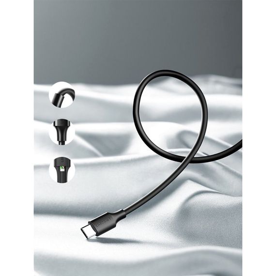 Дата кабель USB 2.0 AM to Type-C 3.0m 3.0A 18W US287 Black Ugreen (60826) | Зображення 6