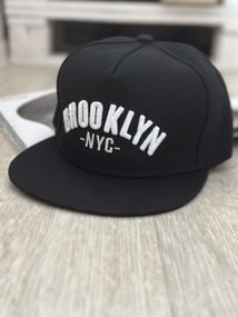 Кепка снепбек (Snapback)  Brooklyn NY Чорний з білим 56-61р (9068)