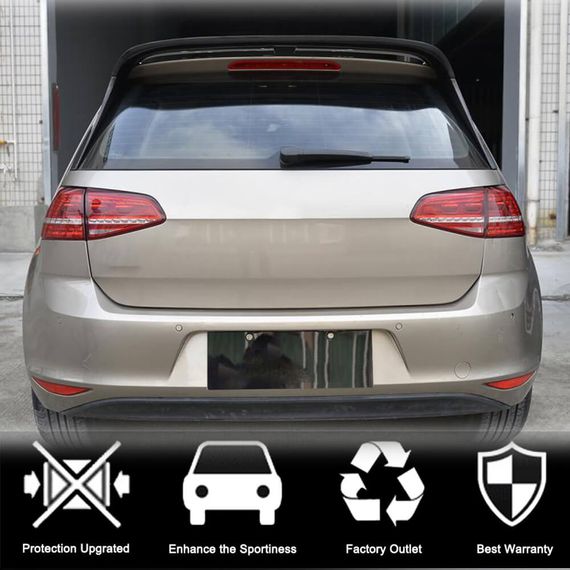 Спойлер V2 (для Base/R-Line HB, Карбон) для Volkswagen Golf 7/E-Golf 2012-2020 гг | Зображення 2