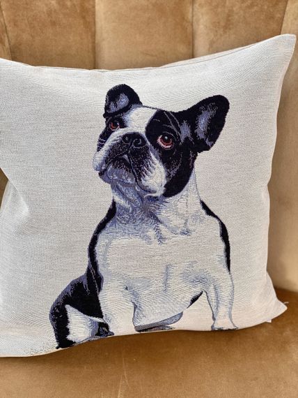 Наволочка гобеленова одностороння FRENCH BULLDOG-NV Limaso | Зображення 3