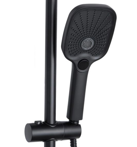 Душова система універсальна Qtap Gemini Black Matt з виливом QTGEM111BLM45686 | Зображення 6