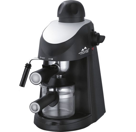 Кофеварка рожковая Monte MT-1450 для эспрессо и капучино, кофемашина для дома