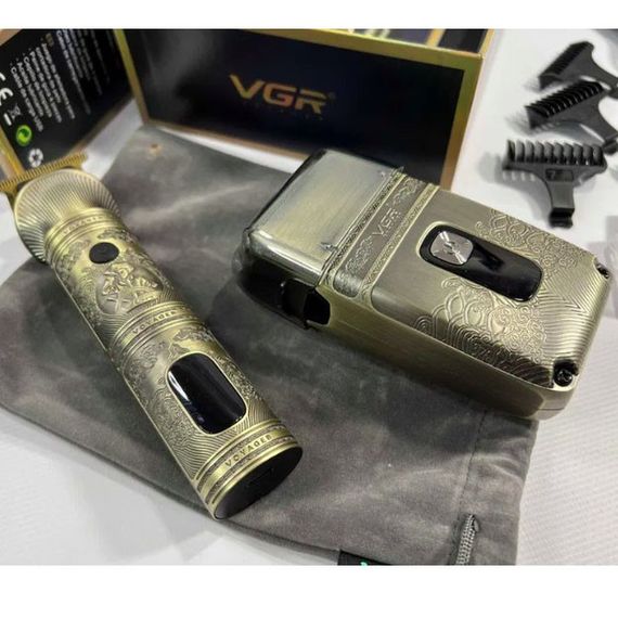 Провідний професійний набір машинка для стрижки та шейвер VGR-649 , Чоловічий AO-362 акумуляторний тример