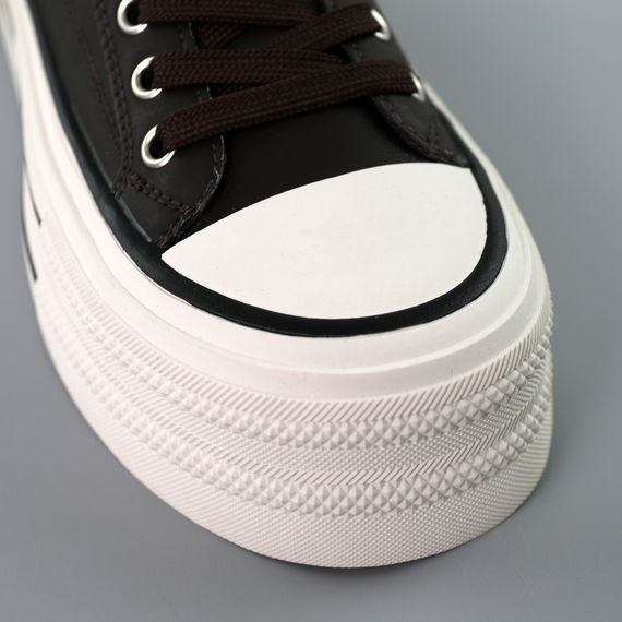 Кеди жіночі 591721 Коричневі 36 37 38 39 40 | Зображення 3