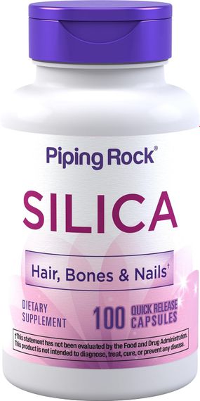 Хвощ Piping Rock Silica (Horsetail), 500 mg, 100 Quick Release Capsules