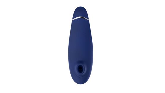 Вакуумний кліторальний стимулятор Womanizer Premium 2 Blueberry – Smart Silence, водозахист, USB-зарядка | Зображення 2