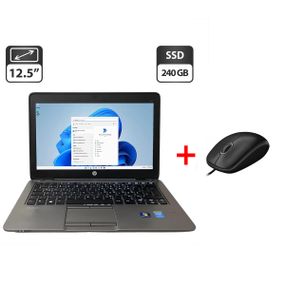 Нетбук HP ProBook 820 G2 / 12.5" (1366x768) TN / Intel Core i5-5200U (2 (4) ядра по 2.2 - 2.7 GHz) / 8 GB DDR3 / 240 GB SSD / Intel HD Graphics 5500 / Fingerprint б/в + Подарунок Дротова миша / USB