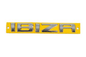 Напис Ibiza (125 мм на 18мм) для Seat Ibiza 2002-2009 рр