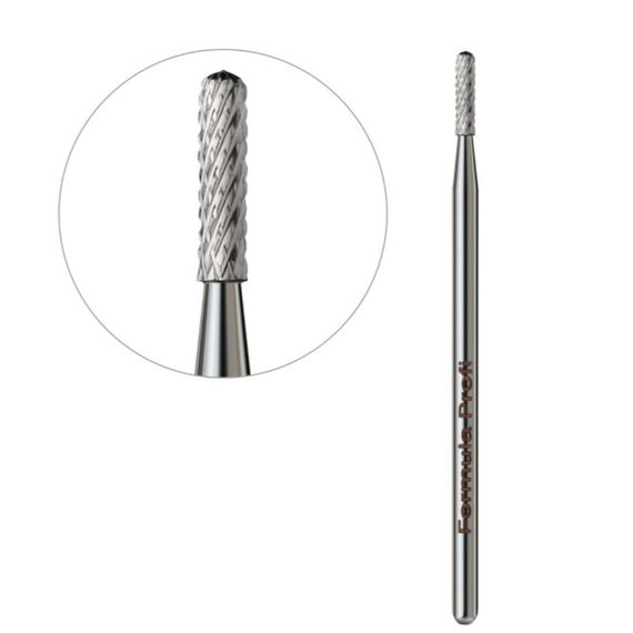 Фреза твердосплавная для выпила ногтя мини елочка синяя Formula Profi