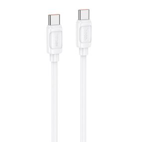 Дата кабель Hoco X115 Surpass Type-C to Type-C 240W (1m) White