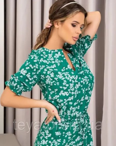 Платье для женщин цвет зеленый размер XL FI_007947 | Зображення 3